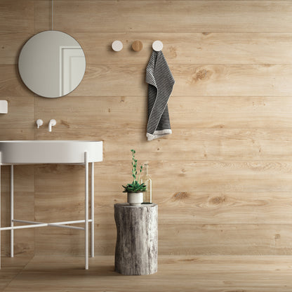 KOMI FONDOVALLE gres porcellanato effetto legno per pareti e pavimenti dalle tonalità naturali