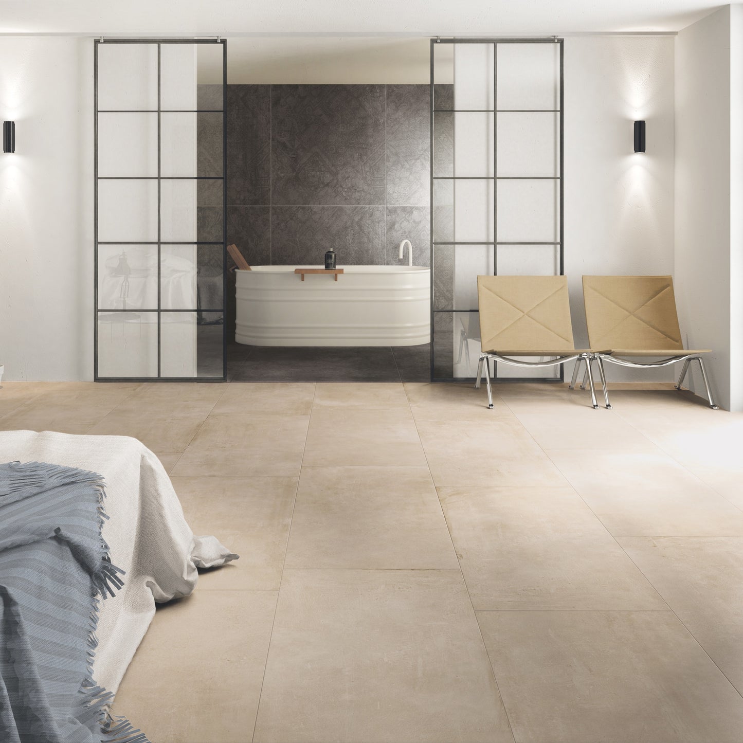 PORTLAND FONDOVALLE gres porcellanato lastre e piastrelle dal design contemporaneo per pareti e pavimenti