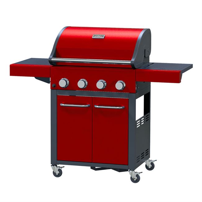 Barbecue a gas Generation Basic 4 fuochi rosso Il Bracere