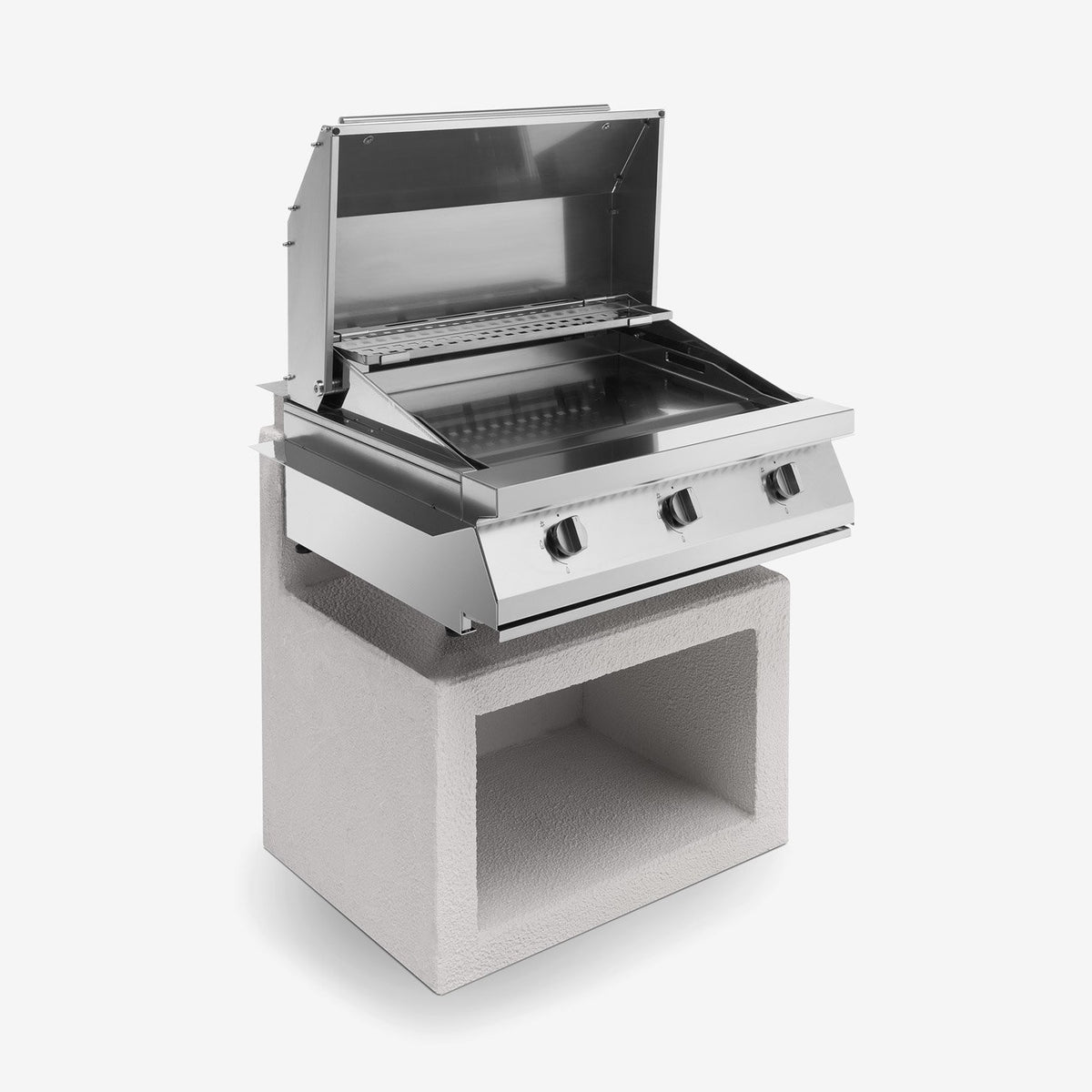 Piastra barbecue a gas Teppanyaki Gioia Palazzetti in acciaio inox