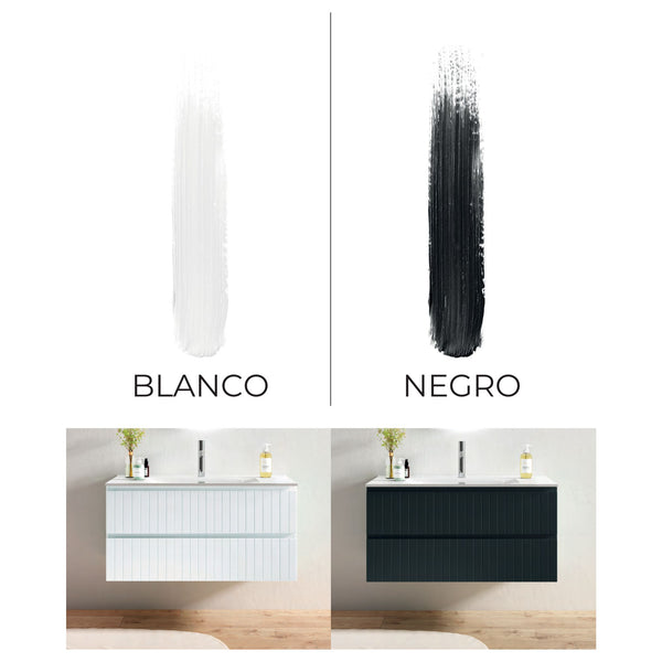 # MOBILE SOSPESO CONTRACT GLOW 60Cm - NOFER mobile da bagno con 2 cassetti