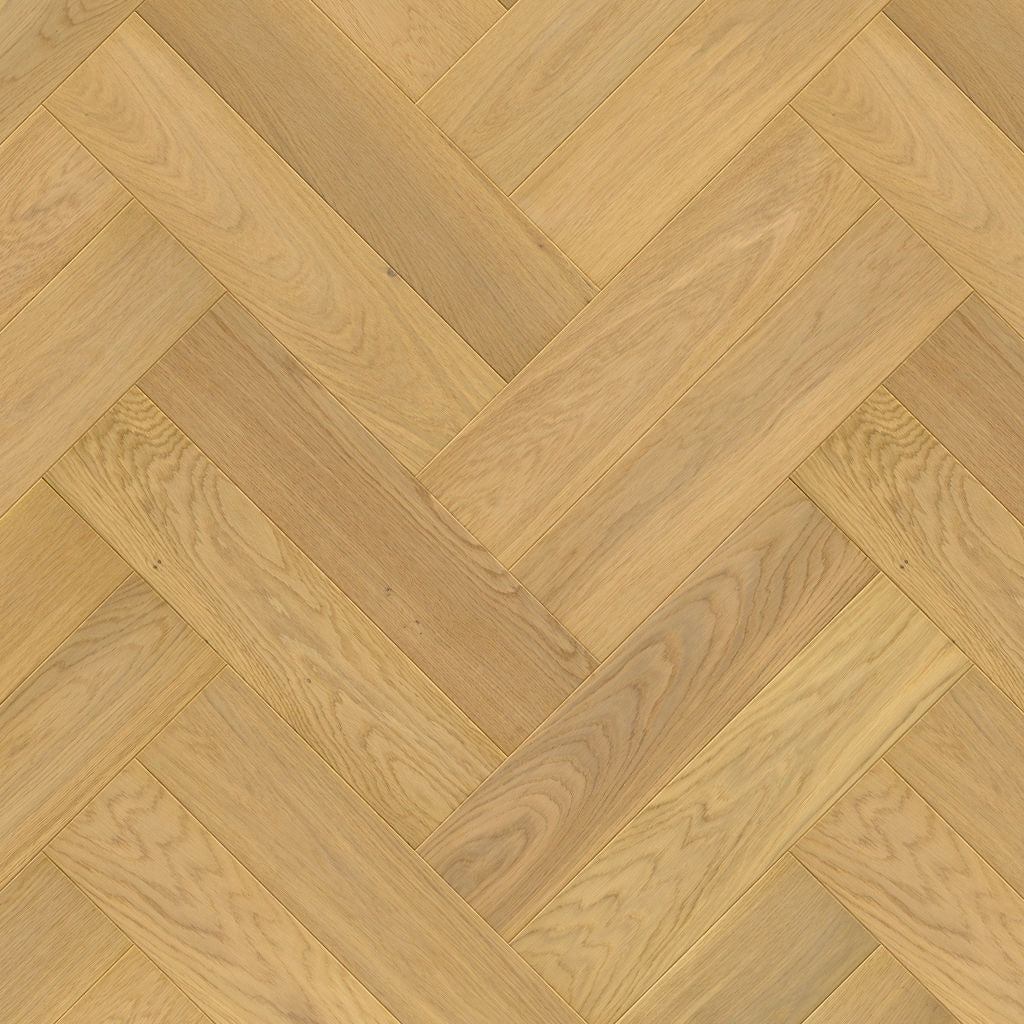 Pavimento in PARQUET DISEGNO ROVERE PURO CHIARO EXTRA OPACO QUICK-STEP amplifica la luminosità degli ambienti, rendendo gli spazi più ariosi