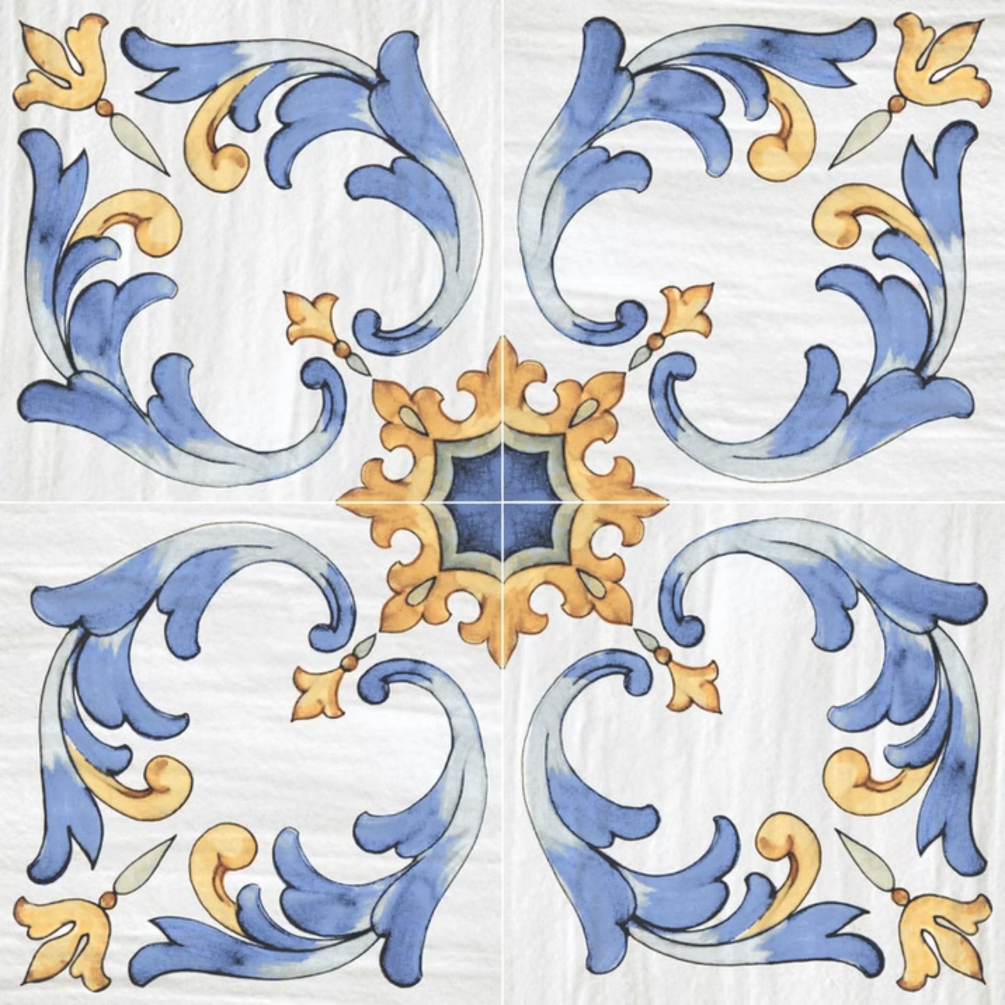 MAIOLICHE DEL GOLFO SAVOIA ITALIA Piastrelle in gres porcellanato decorato effetto maiolica napoletana per pavimenti e rivestimenti d’interni ed esterni