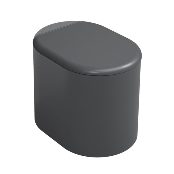 # WC A TERRA ITACA con accessorio inox integrato a destra - CIELO sanitari a pavimento in ceramica vaso per bagno