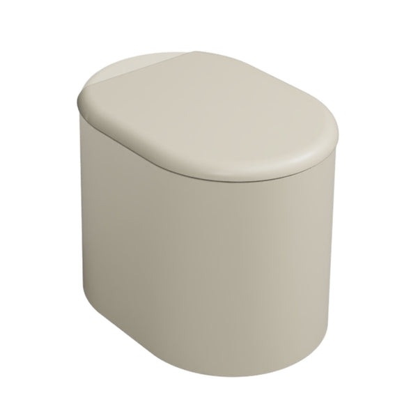 # WC A TERRA ITACA con accessorio inox integrato a destra - CIELO sanitari a pavimento in ceramica vaso per bagno