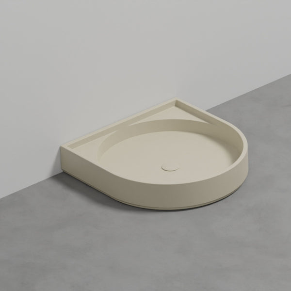 # PIATTO DOCCIA AUGUSTO 106x106 h20 cm - CERAMICA CIELO elemento d’arredo bagno raffinato e scenografico