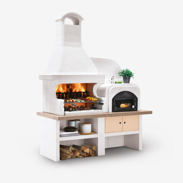 Barbecue con forno Malibù Palazzetti forno a destra