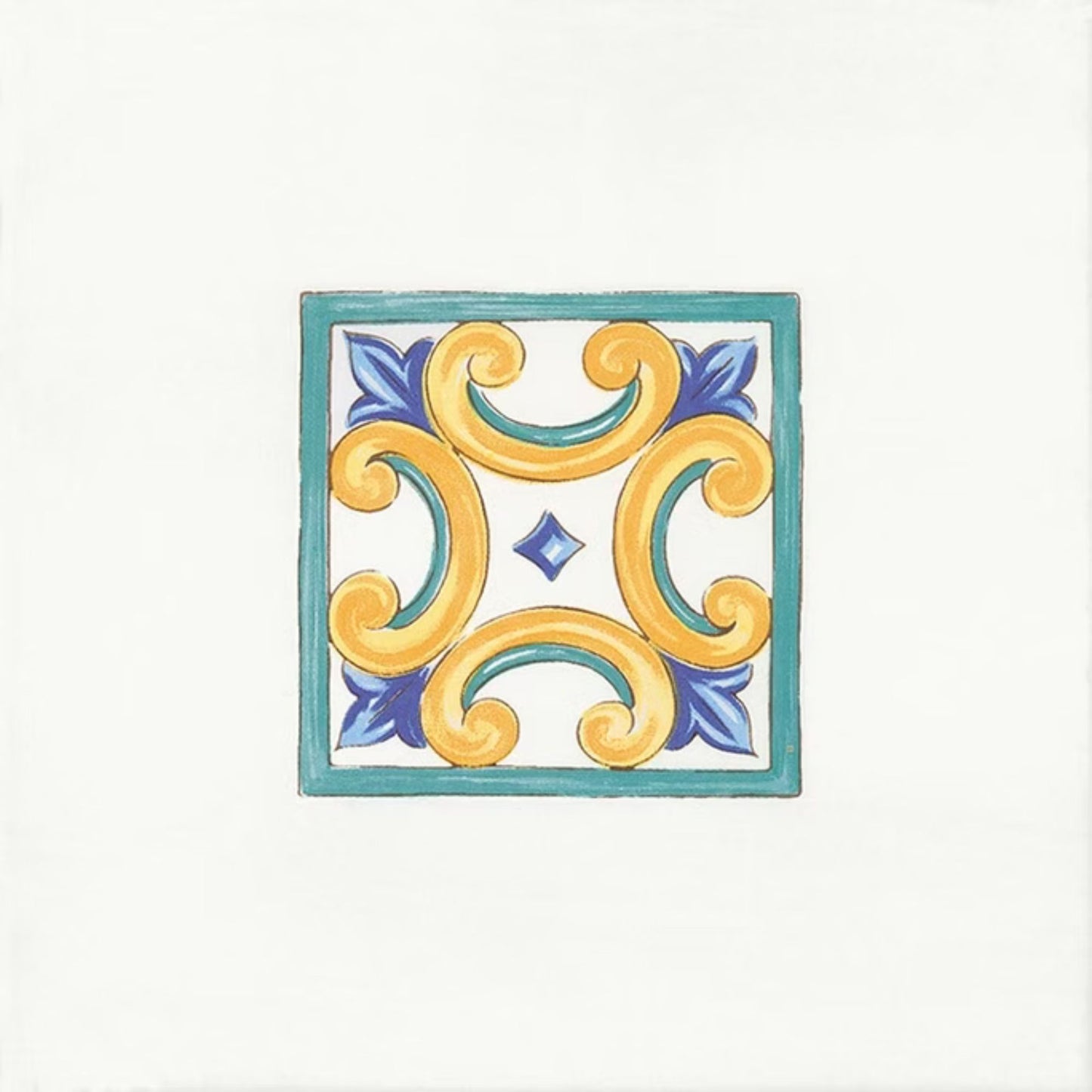 ANTICHE RIGGIOLE NAPOLETANE SAVOIA ITALIA Piastrelle in gres porcellanato decorato effetto maiolica storica della Costiera Amalfitana