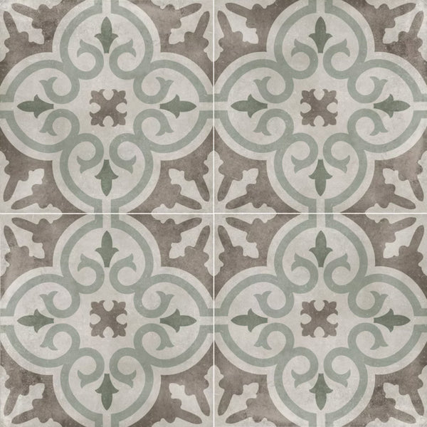 TALÈ SAVOIA ITALIA Piastrelle in gres porcellanato decorato effetto cementine vintage artigianali per pavimenti e rivestimenti d’interni