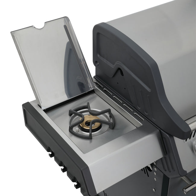 Barbecue a gas Metropolitan 3 fuochi inox Il Bracere dettaglio