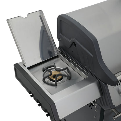 Barbecue a gas Metropolitan 3 fuochi inox Il Bracere dettaglio