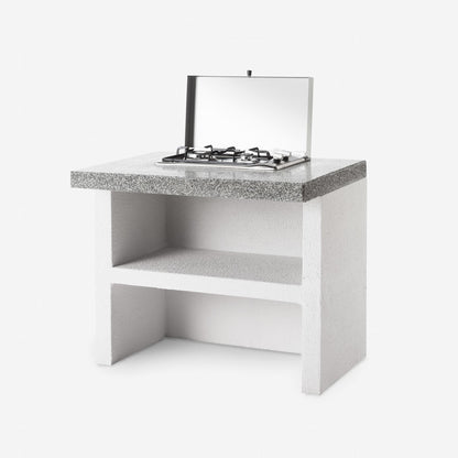 Modulo gas 2 fuochi 90 cucina da esterno Palazzetti Grigio