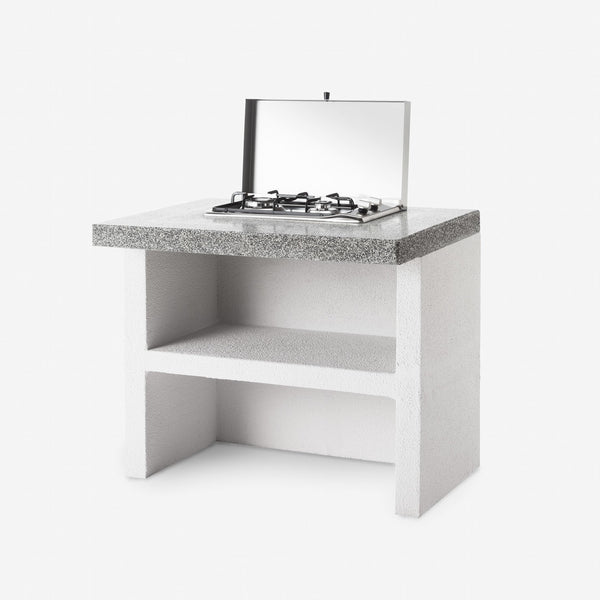 Modulo gas 2 fuochi 90 cucina da esterno Palazzetti Grigio