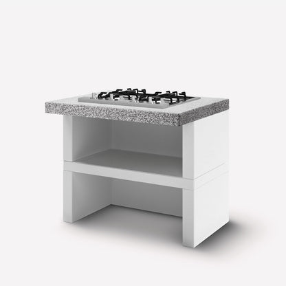 Modulo gas 4 fuochi 90 cucina da esterno Palazzetti Grigio