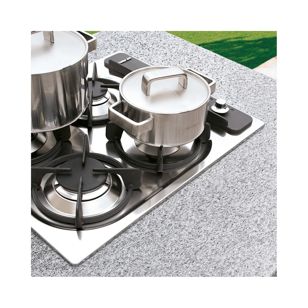 Modulo gas 4 fuochi 90 cucina da esterno Palazzetti Grigio
