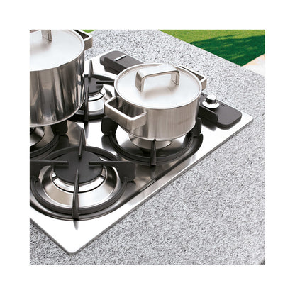 Modulo gas 4 fuochi 90 cucina da esterno Palazzetti Grigio