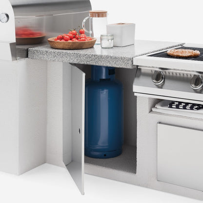 Modulo ripostiglio 70 cucina da esterno Palazzetti Grigio