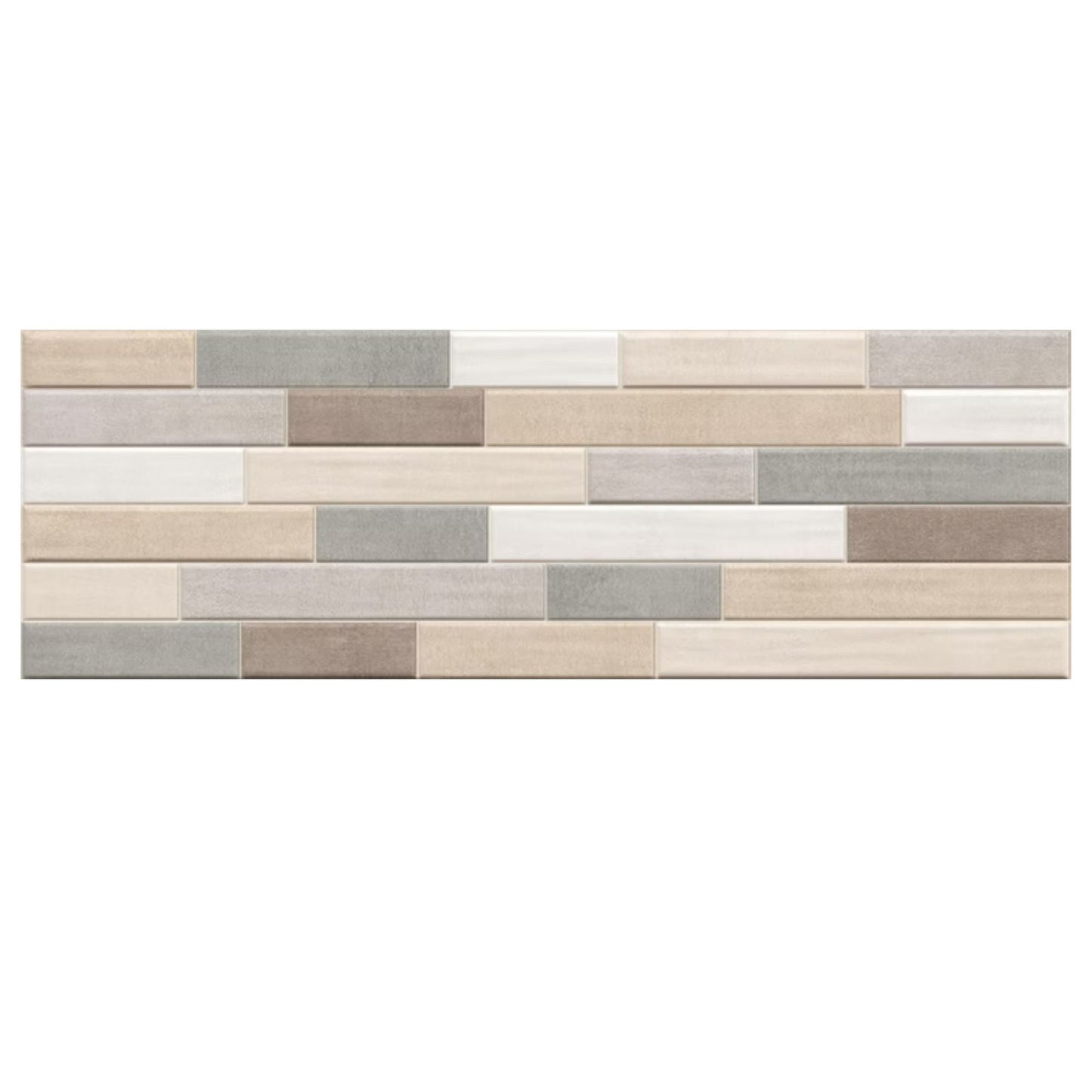 ANTHOLOGY SAVOIA ITALIA rivestimenti in bicottura in pasta bianca effetto cemento decorato per pareti bagno e living