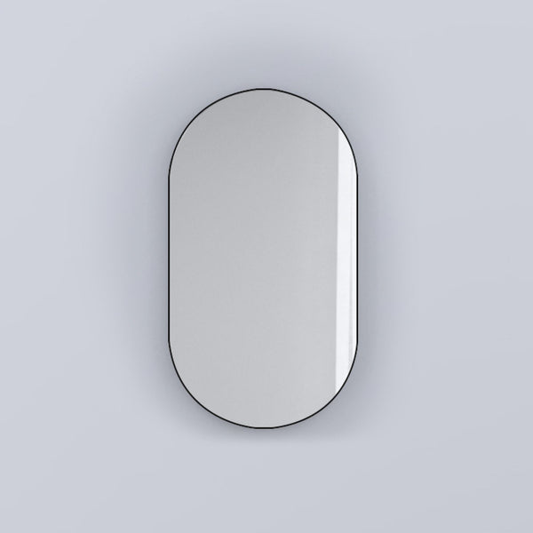 # SPECCHIO BAGNO OVALE OVAL con cornice laccata - CERAMICA CIELO Ideale come elemento singolo sopra il lavabo o in coppia per soluzioni doppie