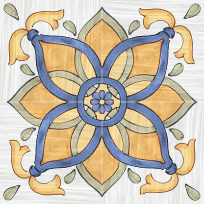 MAIOLICHE DEL GOLFO SAVOIA ITALIA Piastrelle in gres porcellanato decorato effetto maiolica napoletana per pavimenti e rivestimenti d’interni ed esterni