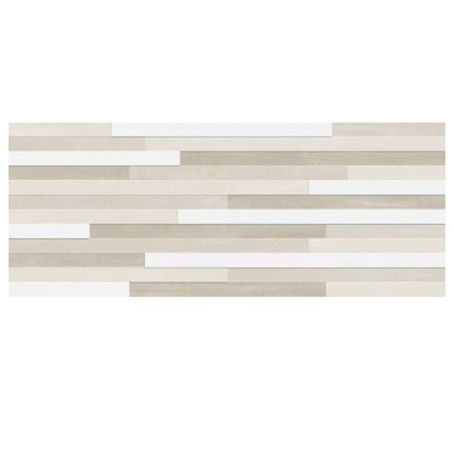 ETOILE SAVOIA ITALIA rivestimenti in bicottura in pasta bianca effetto cemento e muretto decorato per pareti bagno e living