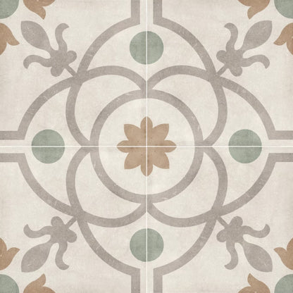 TALÈ SAVOIA ITALIA Piastrelle in gres porcellanato decorato effetto cementine vintage artigianali per pavimenti e rivestimenti d’interni