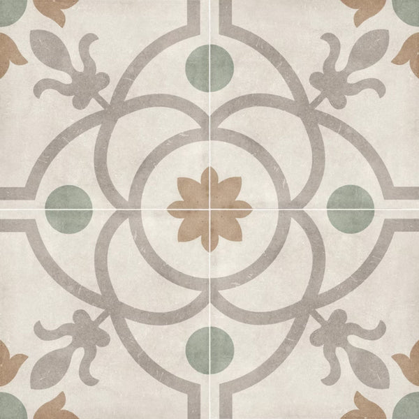 TALÈ SAVOIA ITALIA Piastrelle in gres porcellanato decorato effetto cementine vintage artigianali per pavimenti e rivestimenti d’interni