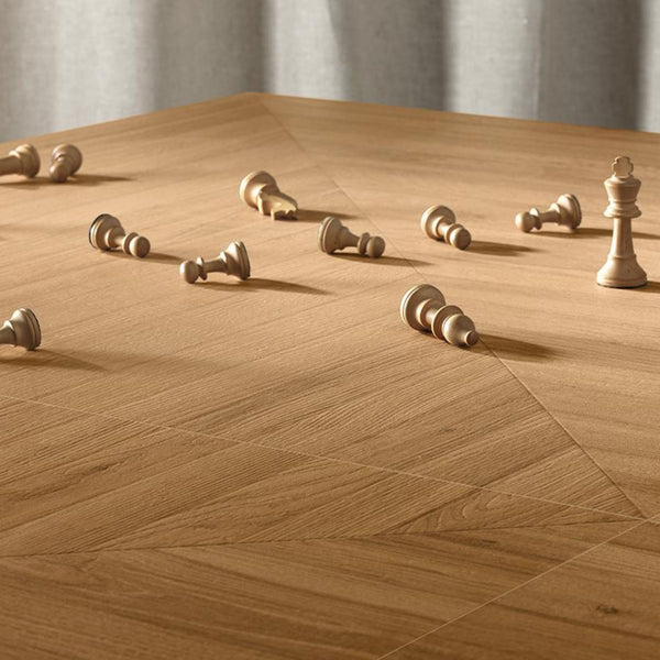 # PLAYWOOD - EMILCERAMICA collezione ceramica che prende ispirazione del legno di quercia
