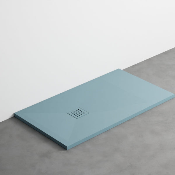 # PIATTO DOCCIA INFINITO soli 3cm di spessore in ceramica effetto pietra - CIELO installazione filo pavimento o da appoggio