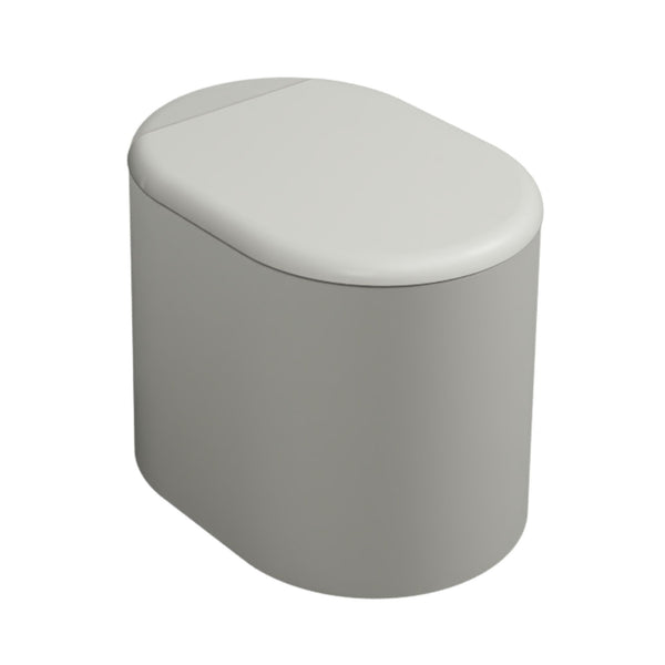 # WC A TERRA ITACA con accessorio inox integrato a destra - CIELO sanitari a pavimento in ceramica vaso per bagno