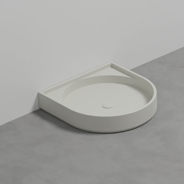 # PIATTO DOCCIA AUGUSTO 106x106 h20 cm - CERAMICA CIELO elemento d’arredo bagno raffinato e scenografico