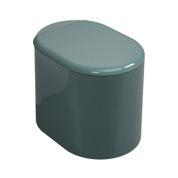 # WC A TERRA ITACA con accessorio inox integrato a destra - CIELO sanitari a pavimento in ceramica vaso per bagno