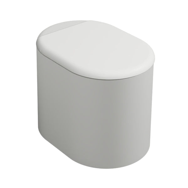 # WC A TERRA ITACA con accessorio inox integrato a destra - CIELO sanitari a pavimento in ceramica vaso per bagno