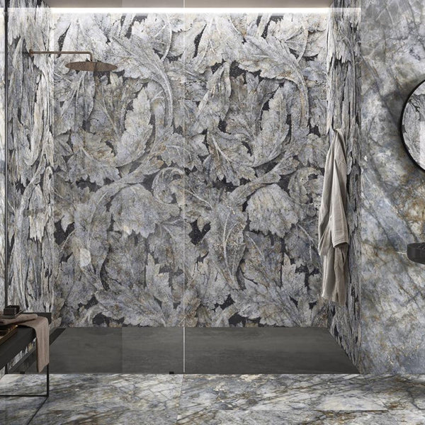 # TELE DI MARMO REVOLUTION - EMILCERAMICA marmi naturali e lappati che trovano la loro espressione nelle grandi lastre