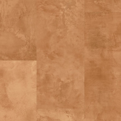 Pavimento in Laminato CAPTURE MUSE TERRACOTTA QUICK-STEP effetto terracotta rosso impermeabile con bisellatura naturale, classe 32, posa Uniclic