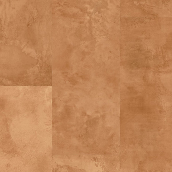Pavimento in Laminato CAPTURE MUSE TERRACOTTA QUICK-STEP effetto terracotta rosso impermeabile con bisellatura naturale, classe 32, posa Uniclic