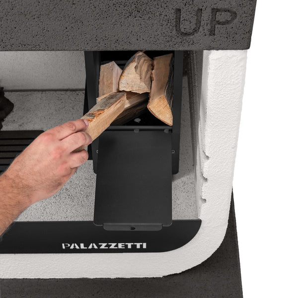 Barbecue da appoggio Up Palazzetti con cappa antracite