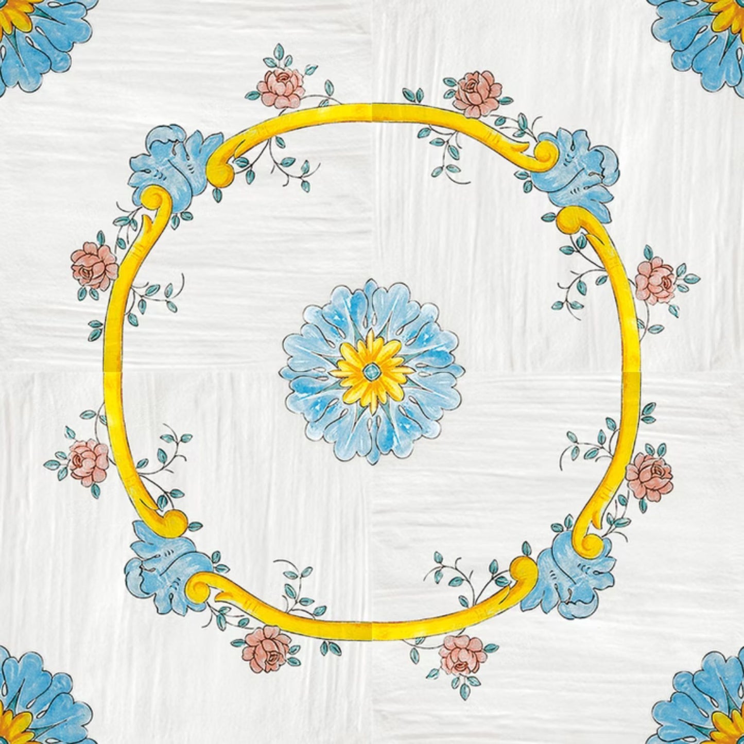 COTTO MEDITERRANEO SAVOIA ITALIA Piastrelle in gres porcellanato decorato effetto cotto smaltato mediterraneo per pavimenti e rivestimenti d’interni