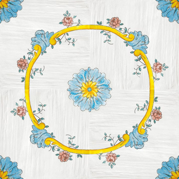 COTTO MEDITERRANEO SAVOIA ITALIA Piastrelle in gres porcellanato decorato effetto cotto smaltato mediterraneo per pavimenti e rivestimenti d’interni