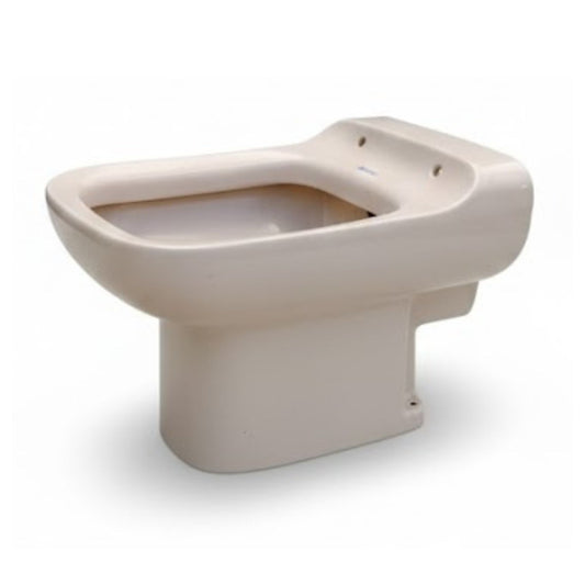 WC Linea CONCA CHAMPAGNE IDEAL STANDARD a parete in ceramica smaltata con design classico per bagni vintage