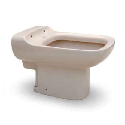 WC Linea CONCA CHAMPAGNE IDEAL STANDARD a parete in ceramica smaltata con design classico per bagni vintage